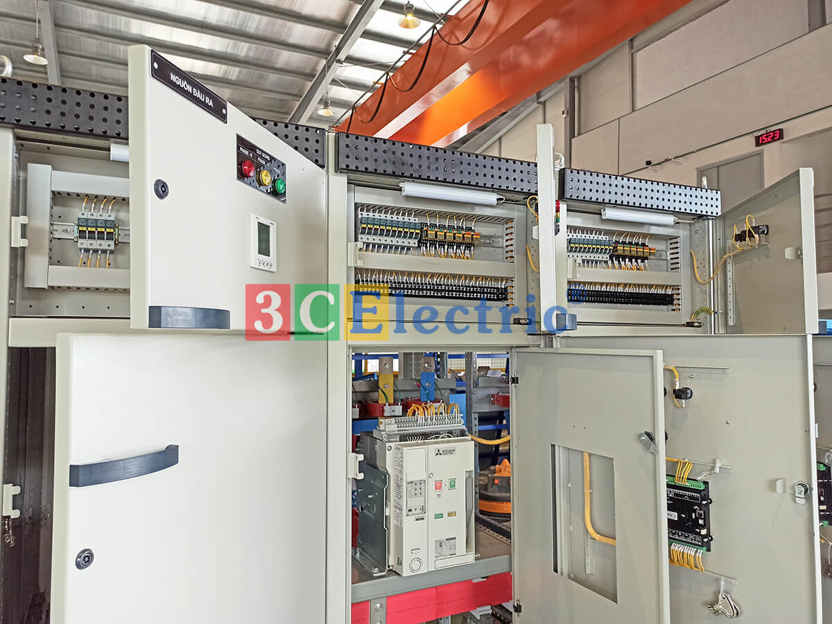 tủ điện hoà đồng bộ sản xuất tại nhà máy 3CElectric