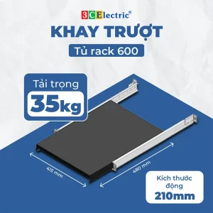 khay trượt cho tủ rack sâu 600