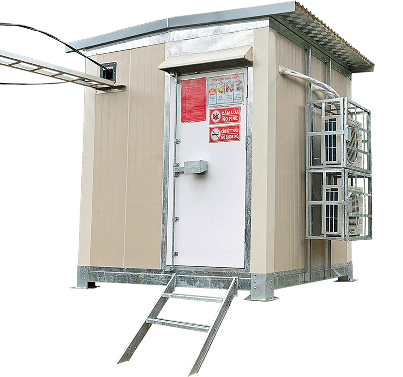 Trạm BTS Shelter do 3CElectric sản xuất Trạm BTS shelter do 3CElectric sản xuất
