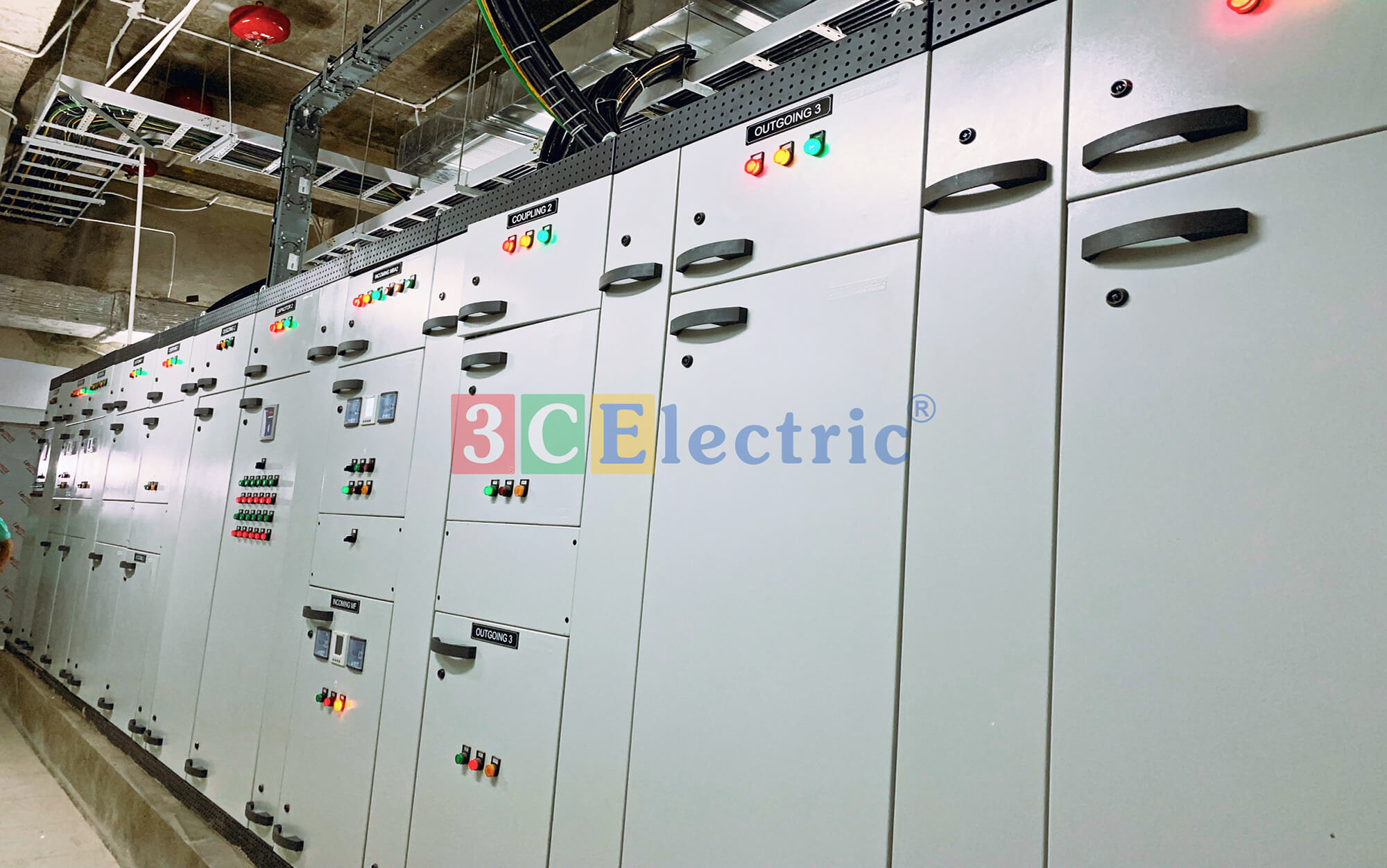 Tủ điện tổng MSB 3CElectric lắp đặt tại công trình