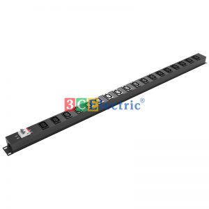 Thanh PDU 18 cổng C19 lắp dọc tủ rack 36U