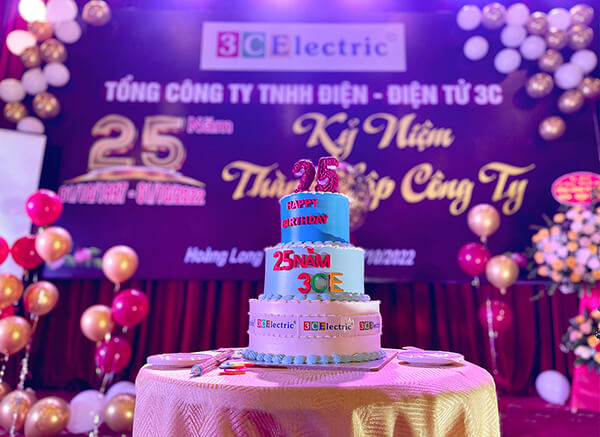 Kỷ niệm 25 năm thành lập công ty TNHH Điện – Điện tử 3C