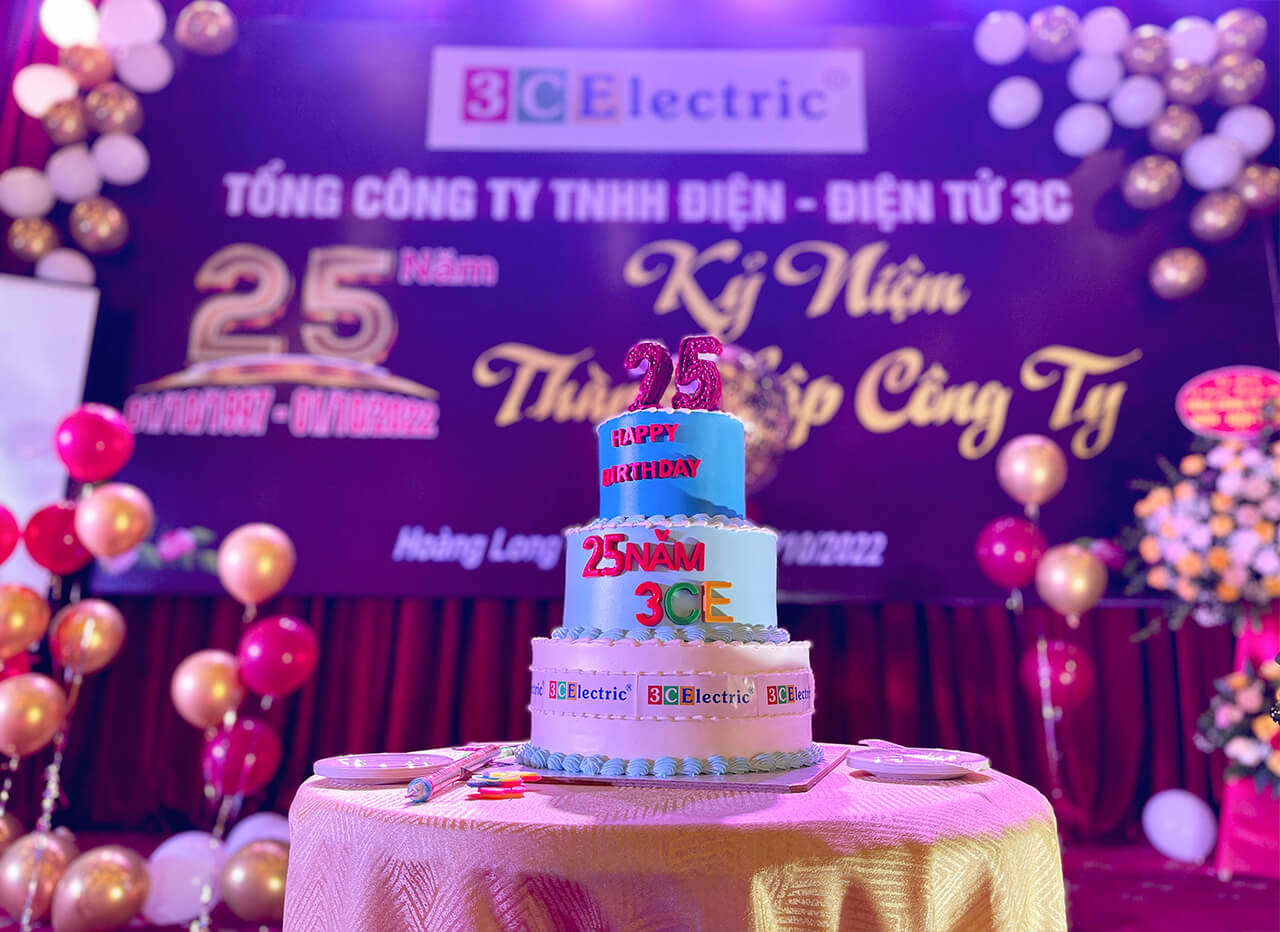 kỷ niệm 25 năm thành lập công ty TNHH Điện - Điện tử 3C