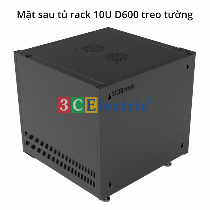 Tủ Rack 10U D600 (tuỳ chọn tự đứng hoặc treo tường)