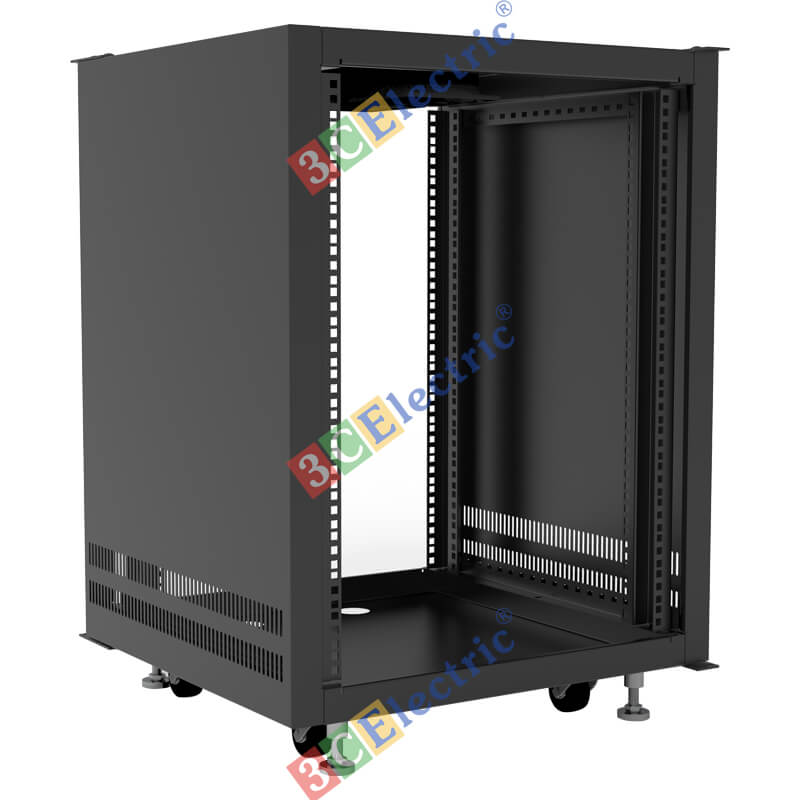 Tủ rack 15U D600 treo tường, Tủ mạng 15U sâu 600 | 3CElectric