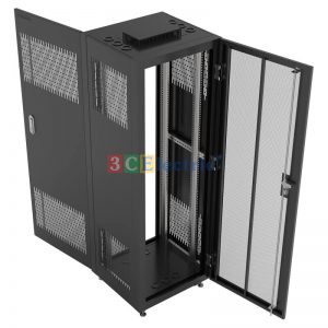 chi tiết mở cửa tủ rack 36u d600