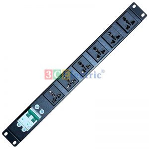 Ổ cắm PDU rack 06 ổ đa dụng có MCB