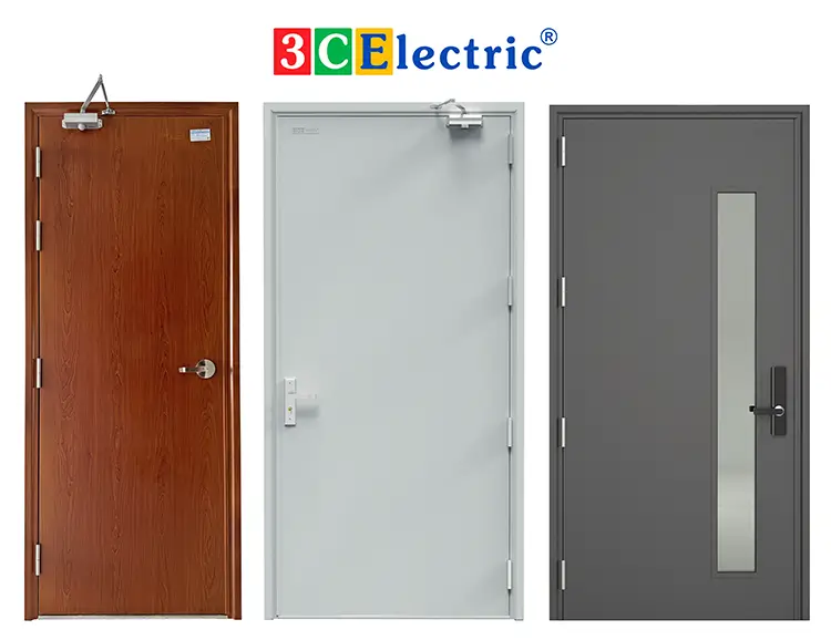 Báo giá cửa chống cháy đã kiểm định 2025 3CElectric sản xuất