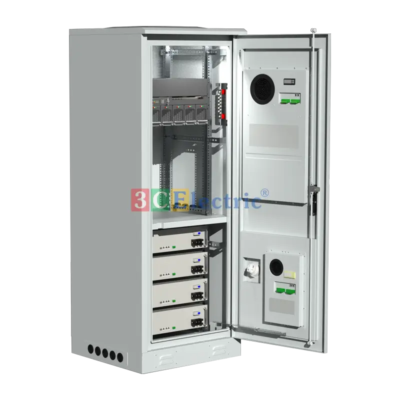 Outdoor BTS: 2 khoang độc lập hàn liền khối, 3C-OD1950W750D700T30B-M