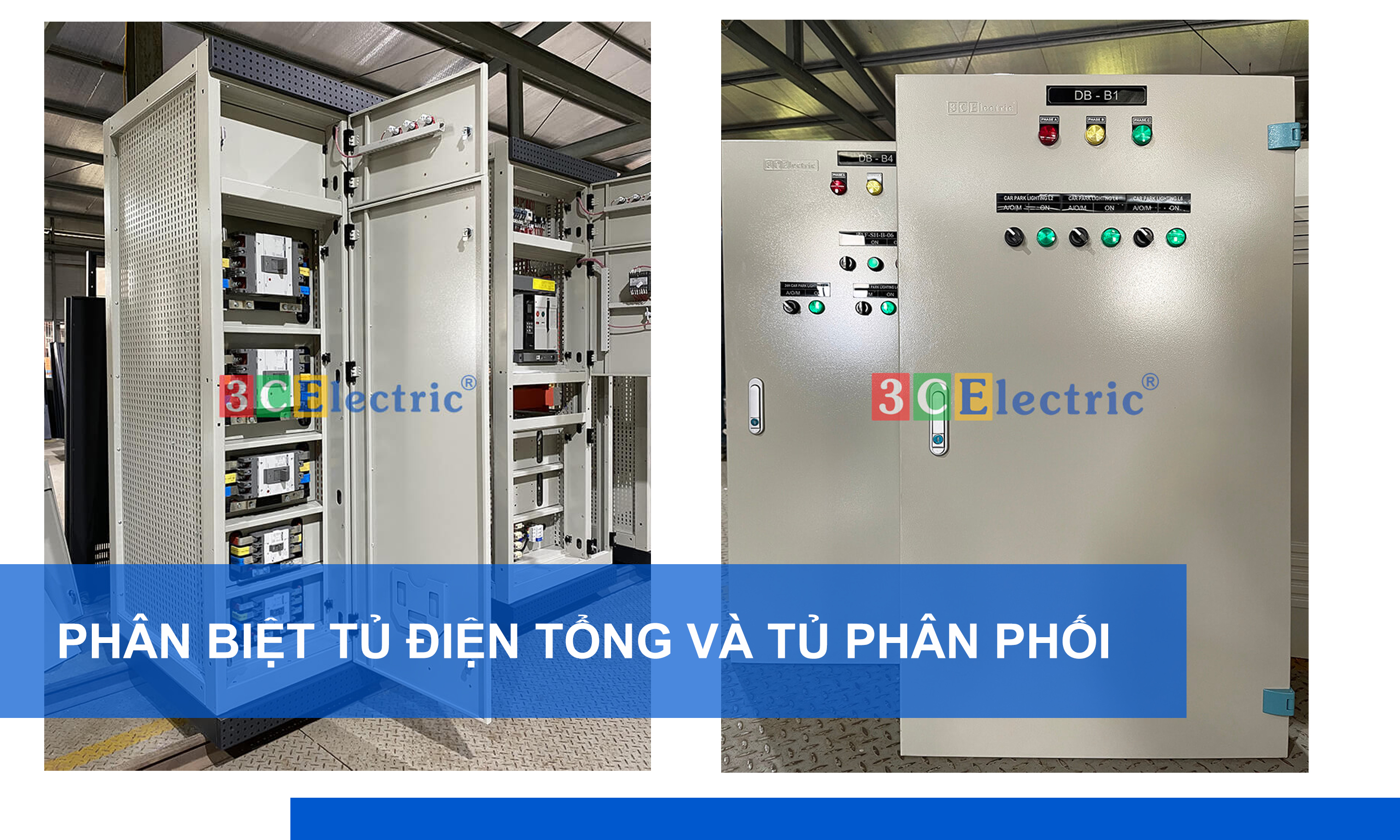 Phân biệt tủ điện tổng và tủ phân phối