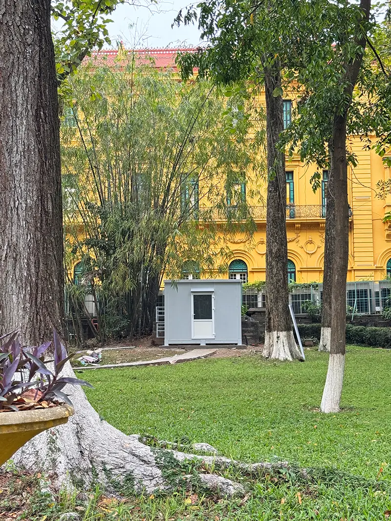 cung cấp trạm quan trắc Vinh dự khi là đơn vị sản xuất lắp đặt trạm quan trắc tại phủ chủ tịch