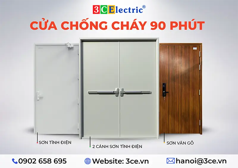 Báo giá cửa chống cháy 90 phút (EI90) có kiểm định