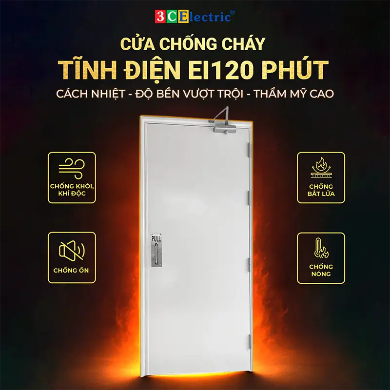 Cửa chống cháy 120 phút