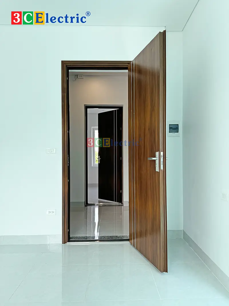 cửa vân gỗ chống cháy