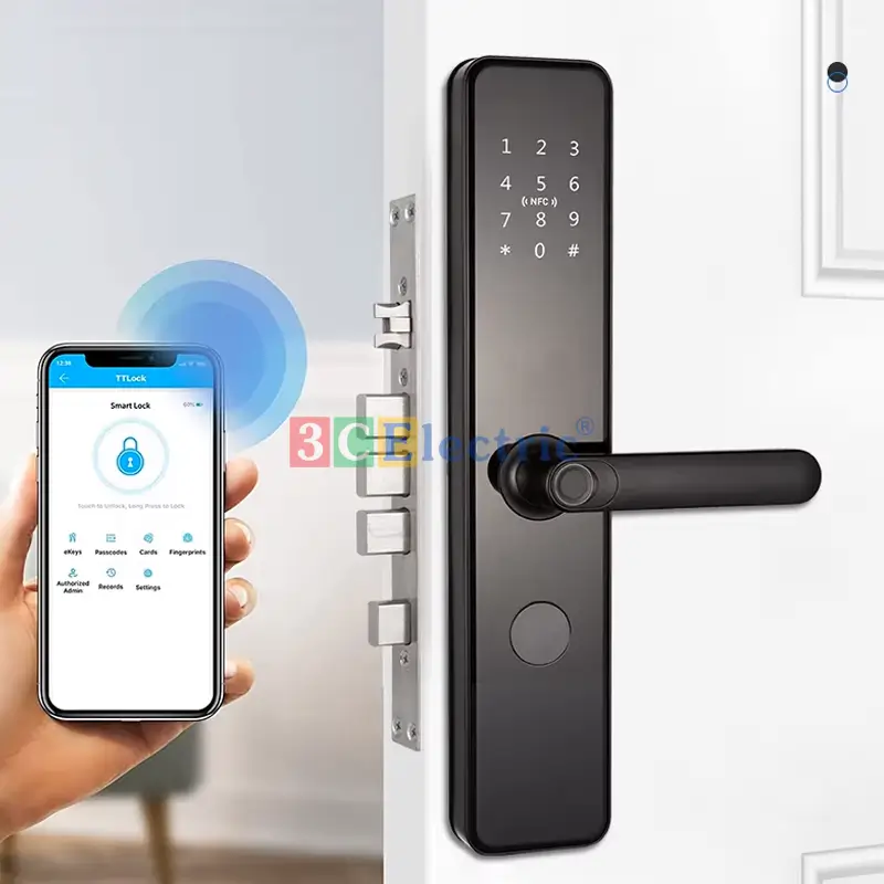 Khóa cửa thông minh, chống cháy 70 phút