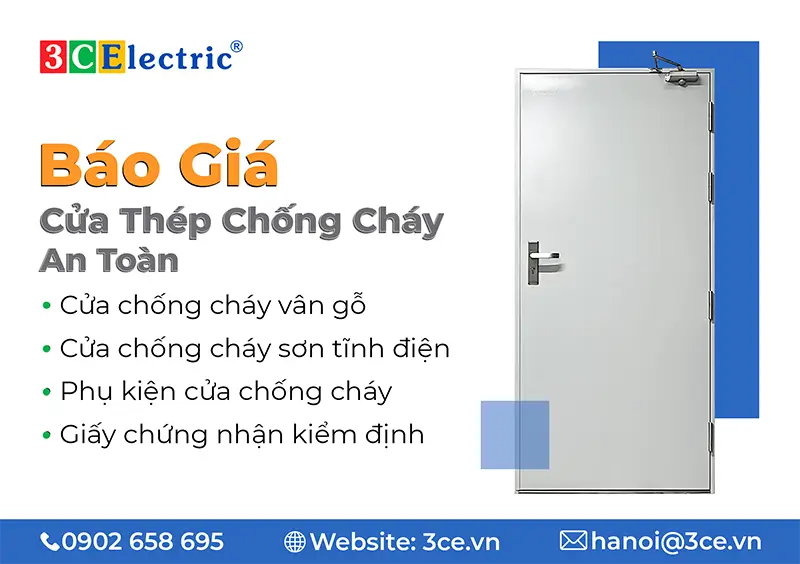Báo giá cửa thép an toàn 2026 | 3CElectric