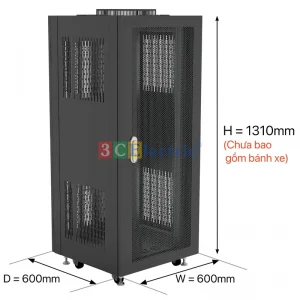 tủ rack 27U D600