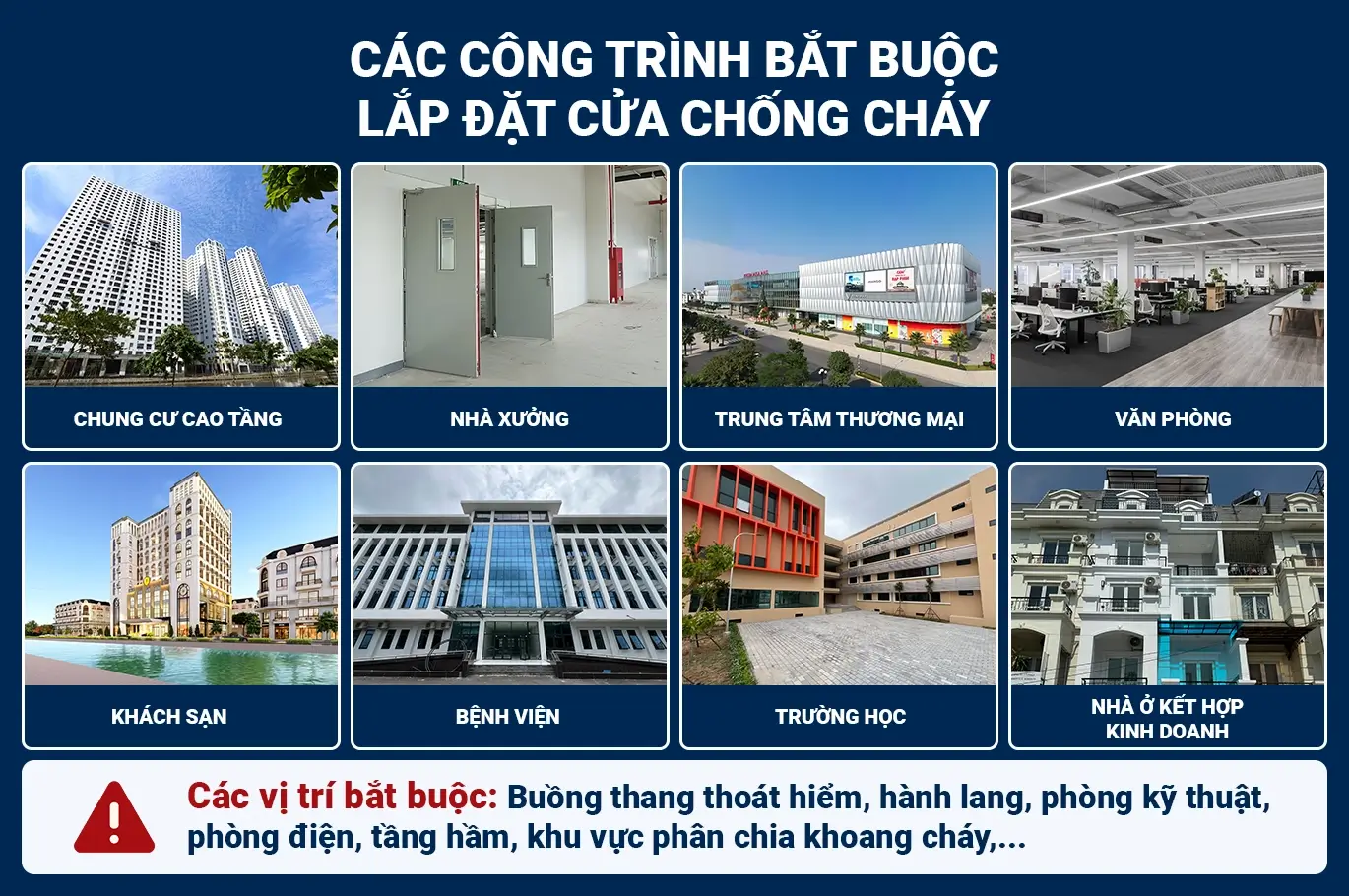 Các công trình bắt buộc dự án của 3celectric