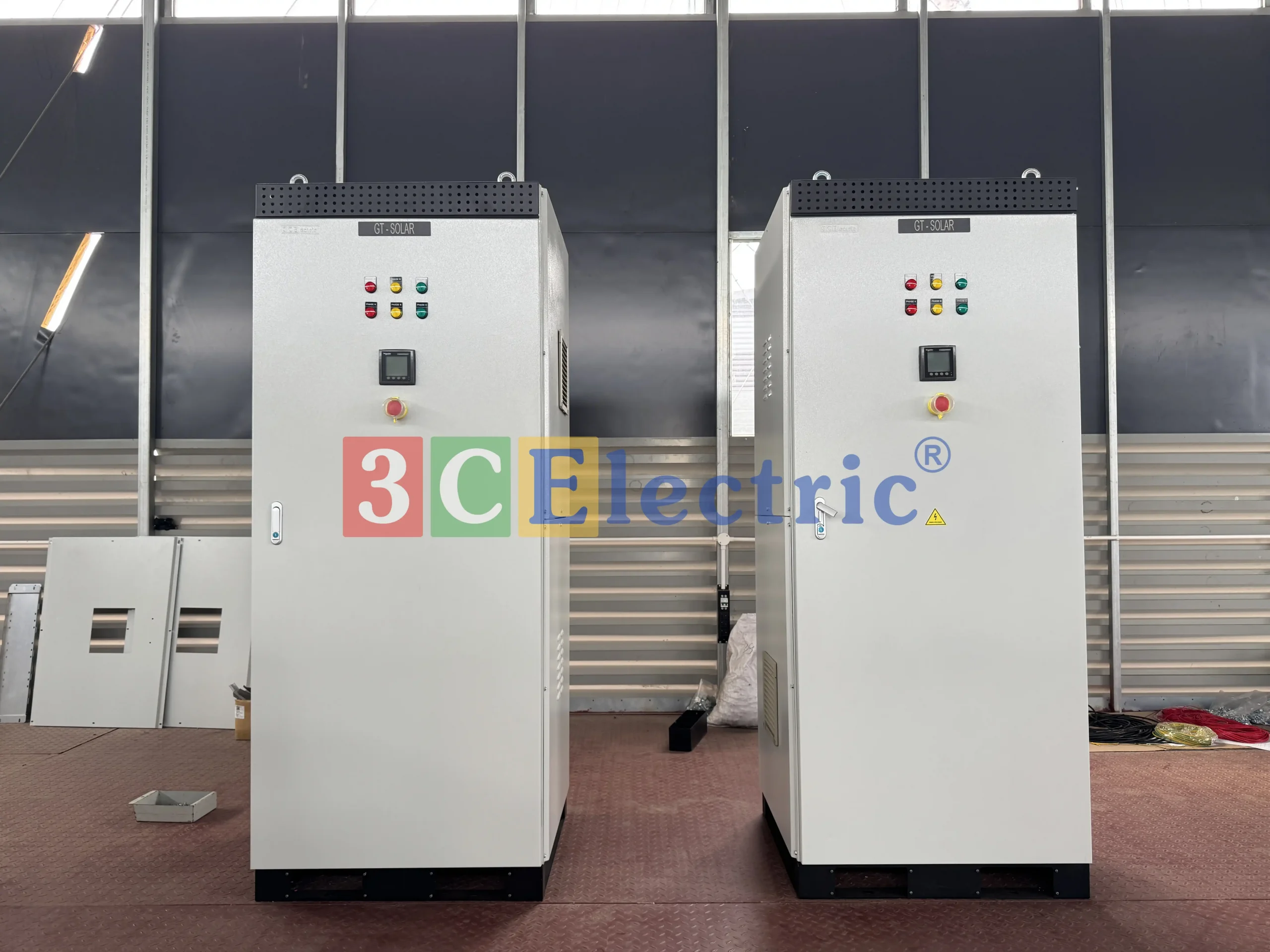 ảnh tủ điện tại nhà máy Hệ thống tủ điện hạ thế do 3CElectric sản xuất và lắp đặt