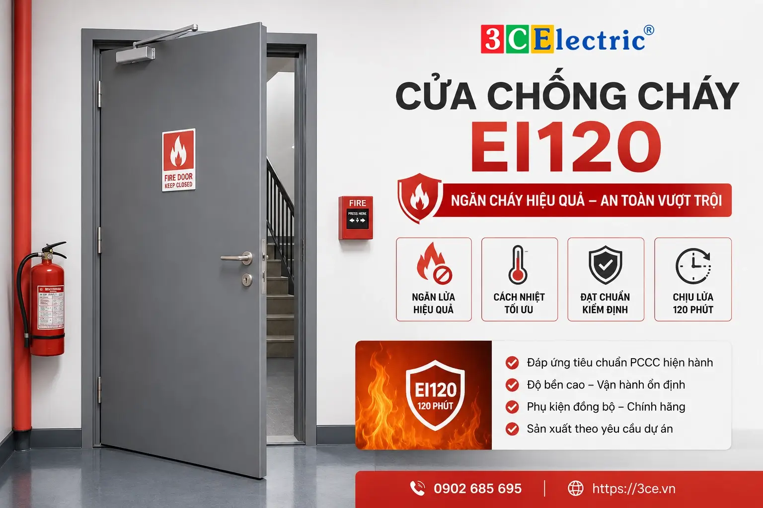 Tiêu Chuẩn Cửa Chống Cháy EI120