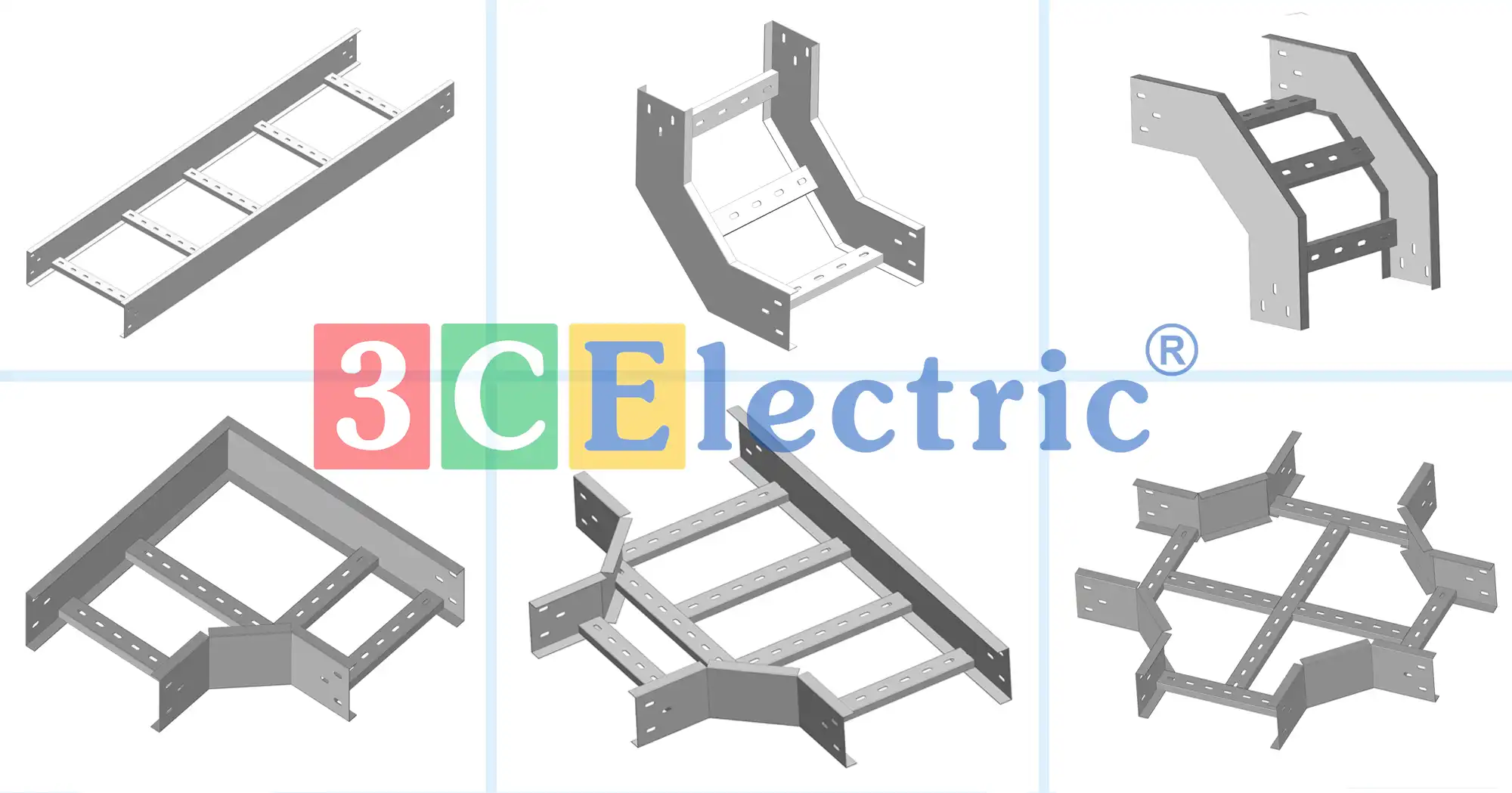 Các loại phụ kiện thang máng cáp 3CElectric