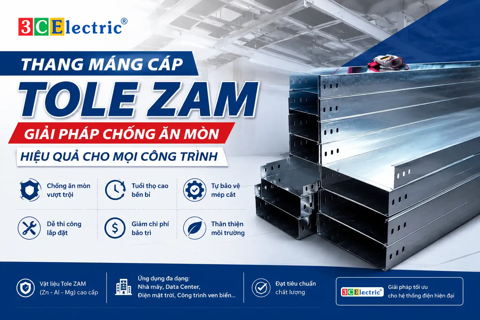 Thang Máng Cáp Tole ZAM Có Ưu Điểm Gì? 8 Lợi Ích Nổi Bật