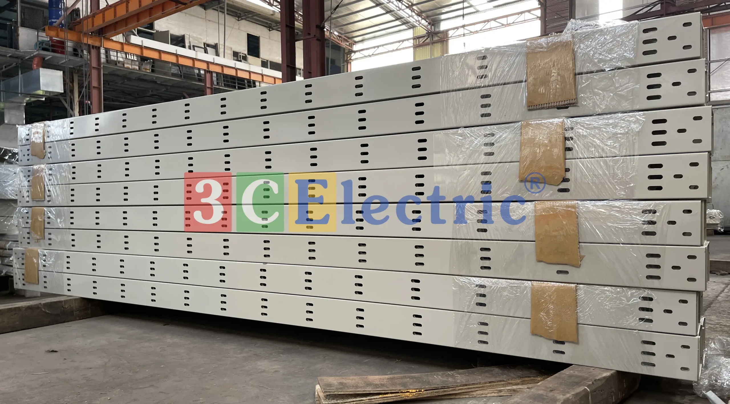 Thang máng cáp 3CElectric sản xuất tại nhà máy