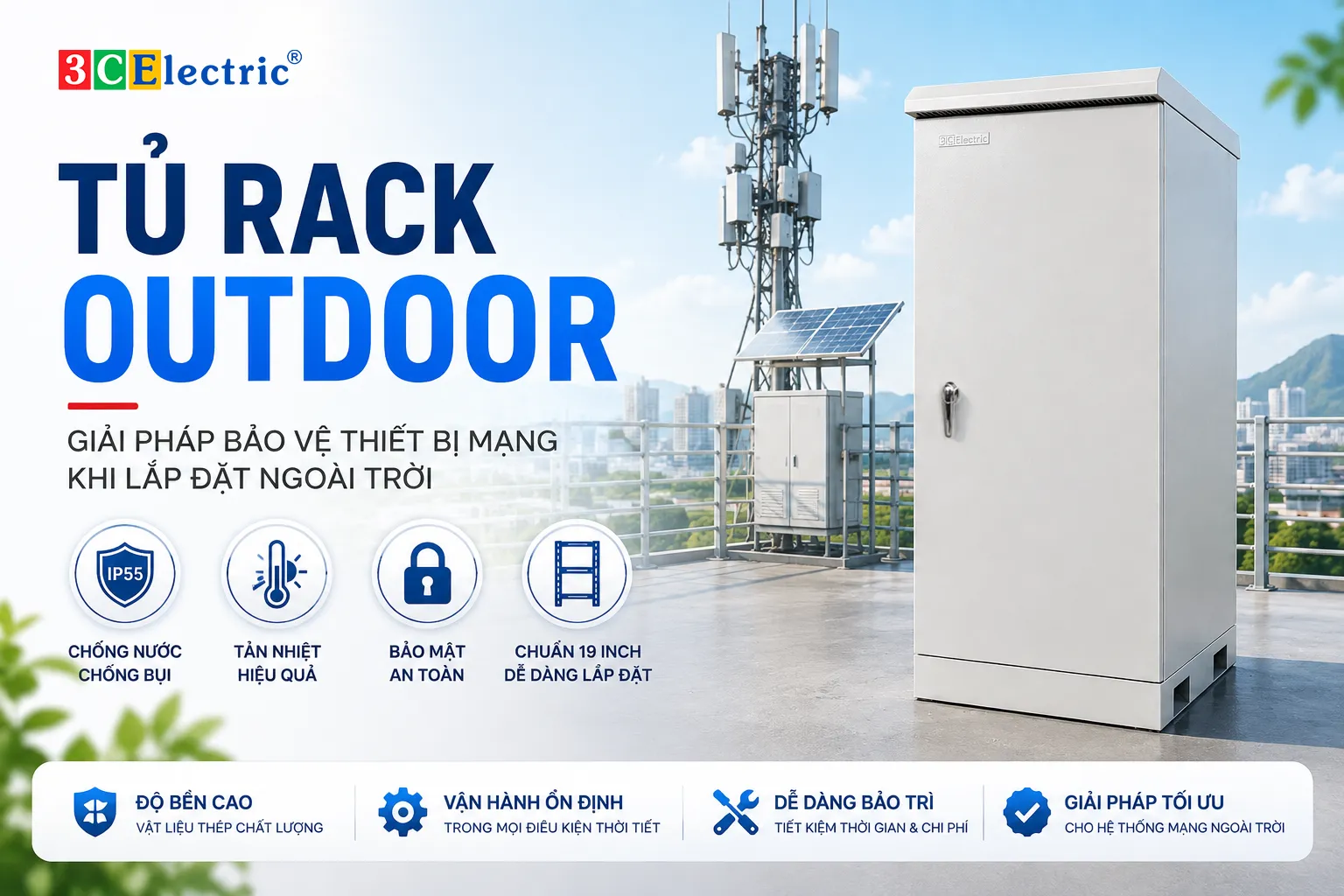 Làm sao để bảo vệ thiết bị mạng khi lắp đặt ngoài trời?