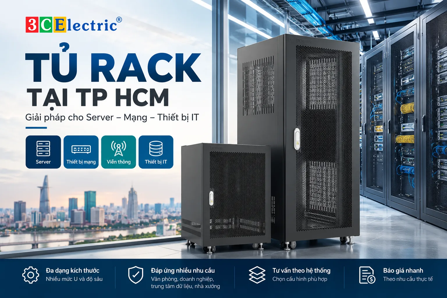Tủ Rack Tại TP HCM | Tư Vấn Chọn Tủ Rack