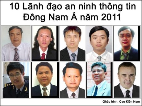 Vinh doanh 10 lãnh đạo an ninh thông tin Đông Nam Á năm 2011