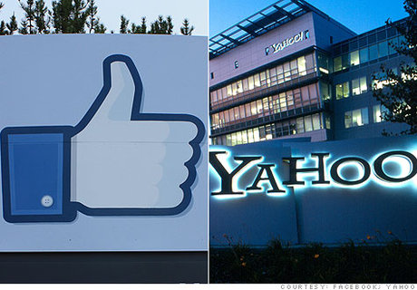 Yahoo khởi kiện Facebook vi phạm bản quyền