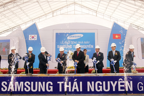 Samsung khởi công xây nhà máy thứ hai ở Việt Nam
