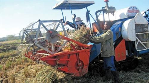 Người nông dân Việt Nam phát minh máy nông cụ trên đồng ruộng Châu Phi