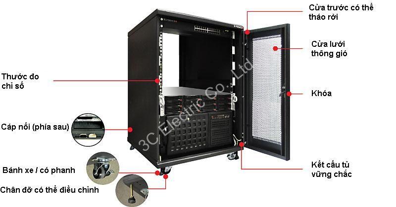 Hướng dẫn chọn mua Server Cabinets (3C Electric)